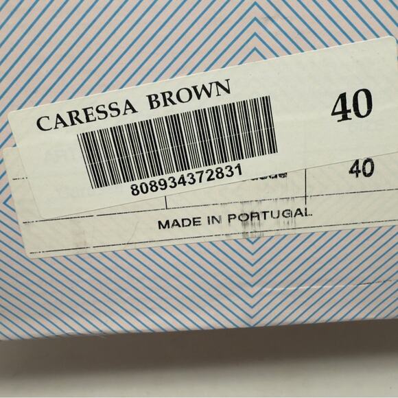 Eric Michael Caressa Suede Heeled Ankle Boots Brown Chinky Zip Boho Size 40 9.5 - Picture 13 of 13